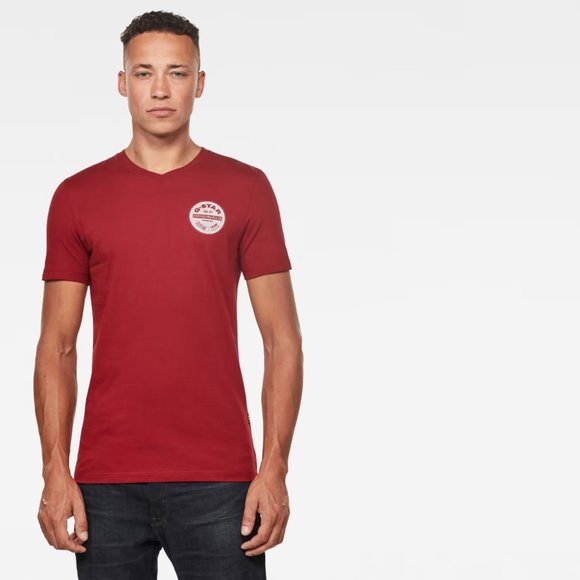 DRY RED ORIGINALS LOGO SLIM T-SHIRT - Picture 2 of 9